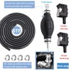 Tnisesm 5/16" 6FT Fuel Line Assembly, with Connector Rubber Marine