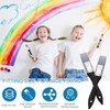 Gandeer 2 Pieces Silicone Painting Brush Color Shaper Tool Flat
