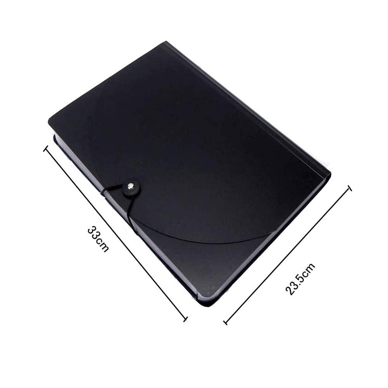 Document Stand A4 25 Pocket File Box Document Case Storage