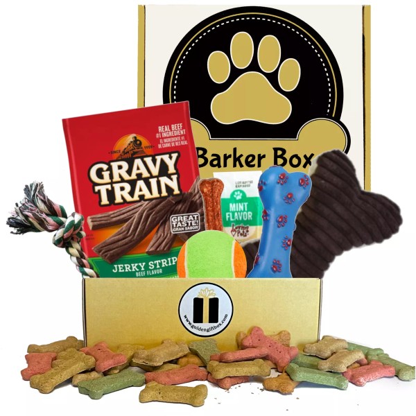 Undisclosed Barker Box - Dog Bones, Treats, and Toys