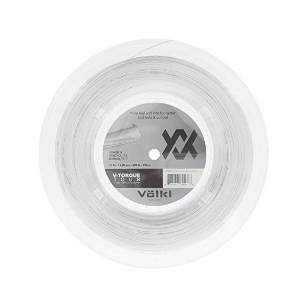 Volkl V-Torque Tour 18 String Reel White - 660'