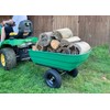 Tow Barrow Dumping Lawn and Garden Utility Trailer, 6.5 Cubic