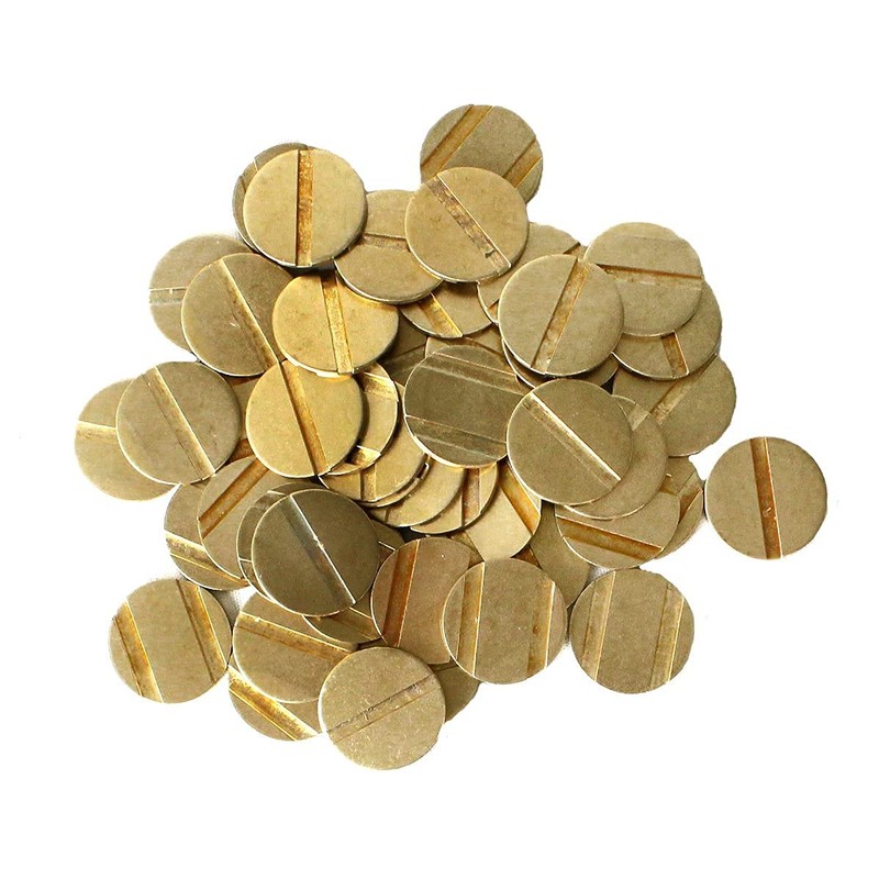 Münzer24 100 x 25mm x 2mm Profile Brass Coin Dispenser