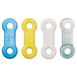 25 Pack: Replacement Straps for EMA Anti-Snoring Appliance, EMA Replacement Elastic Strap, Snore Guard Bands, Compatible with Myerson EMA Snore Appliance (Clear (Extra Firm), 19mm)