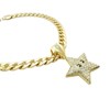 HIP HOP ICED MARIO STAR PENDANT & 11mm 18" CUBAN
