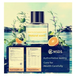 50ML Smart Car Air Fresheners Refill JK577/579 Dedicated Perfume Refill Car Diffuser Refill Can be Used for 3-5Months Made with Natural Plant Extracts （Blue Ocean)