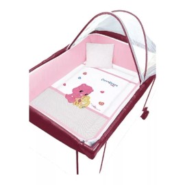 BabyBaby Set De Edredón Para Cuna Viajera Modelo Ositos Cariñositos