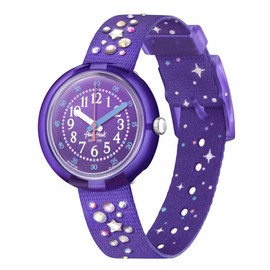 Flik Flak Stargazing Quartz Casual Purple Watch