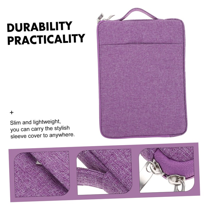 jojofuny Denim Laptop Pouch Notebook Storage Bag for Women Anti-Scratch