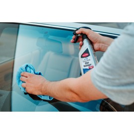 Caramba Easy Clean Glas Reiniger (500 ml) – Reinigungsmittel für Glasflächen am Auto für streifenfreien Glanz – entfernt Schlieren, Nikotin, Insekten und mehr mühelos und vollständig