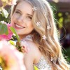 18 Pinzas para el Cabello con Mini Flores, para el