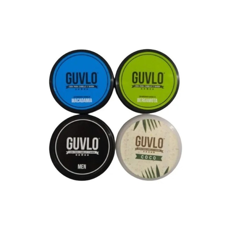 Cera Para Hombre Guvlo, Cabello Barba Y Bigote 150 Gr