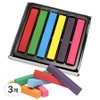 Mickey Riki Prof Hair Chalk Set Includes Hair Color Chalk, 3 Pieces, 6 Colors / 미키리키 프로프 헤어초크 세트구성 헤어컬러초크, 3개, 6색들이