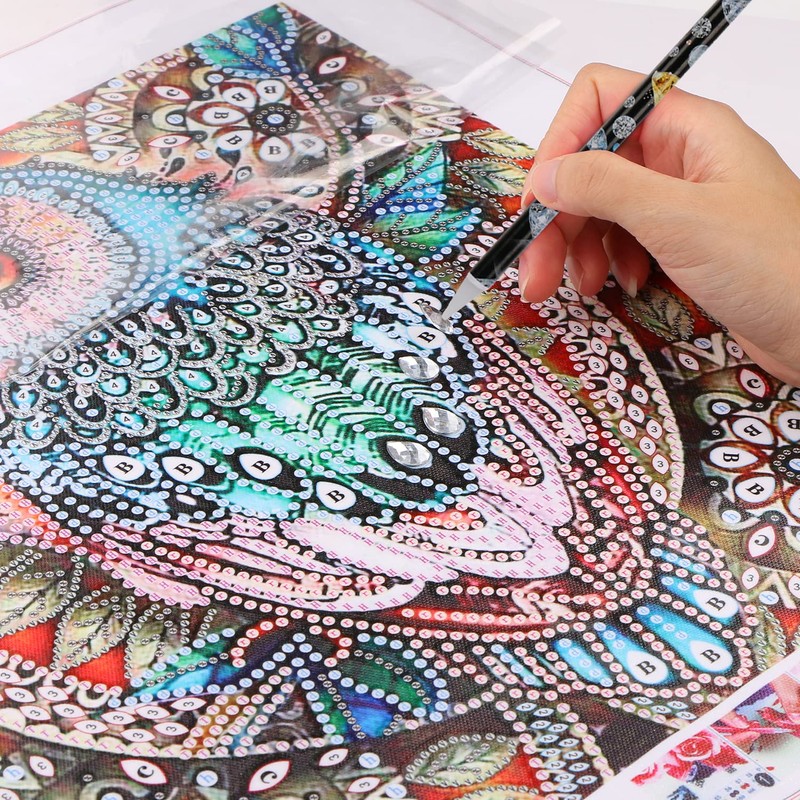 BENOSPACE 5 Pcs Diamond Painting Pen Rhinestone Picker Pencil Set