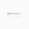KOFULL Professionelle Golf-Tees aus Holz, Größe 54 mm, Weiß, 100