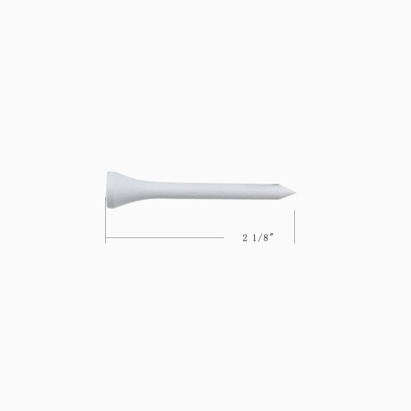 KOFULL Professionelle Golf-Tees aus Holz, Größe 54 mm, Weiß, 100