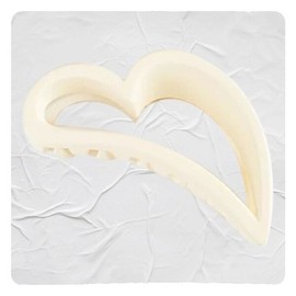 Hair clip half-up heart hair clip hair clip women / 머리집게핀 반머리 하트 헤어 집게핀 머리핀 여성