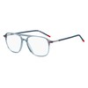 Hugo brillengestell hg 1233, rechteckig, in dark grey, gefertigt aus