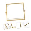 Ciieeo Metal Back Support Photo Frame Dried Flower Glass Frame