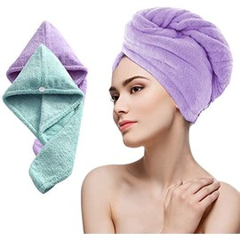 Fresh Hair Towel Wrap - Absorbent Microfiber 500 GSM Bath Towel, Quick-Drying Bathrobe, Magic Hair Warp Cap for Salon (Multicolor)