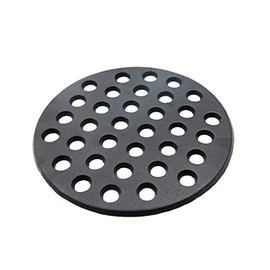 BBQ High Heat Cast Iron Charcoal Fire Grate Fits for Large big green egg fire grate and kamado joe grill parts charcoal grate replacement accessories-9'' LFGC