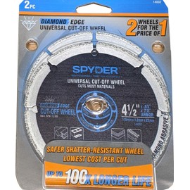 Spyder Diamond Edge Universal Cut Off Wheel 2 Pack