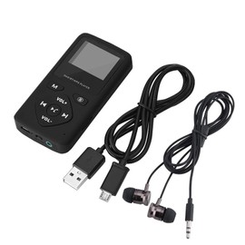 Vikye Portable Radio, DAB/DAB+ Pocket Digital Radio Receiver FM Radio with LCD Display Pocket Radio Bluetooth MP3 Player with Headphones