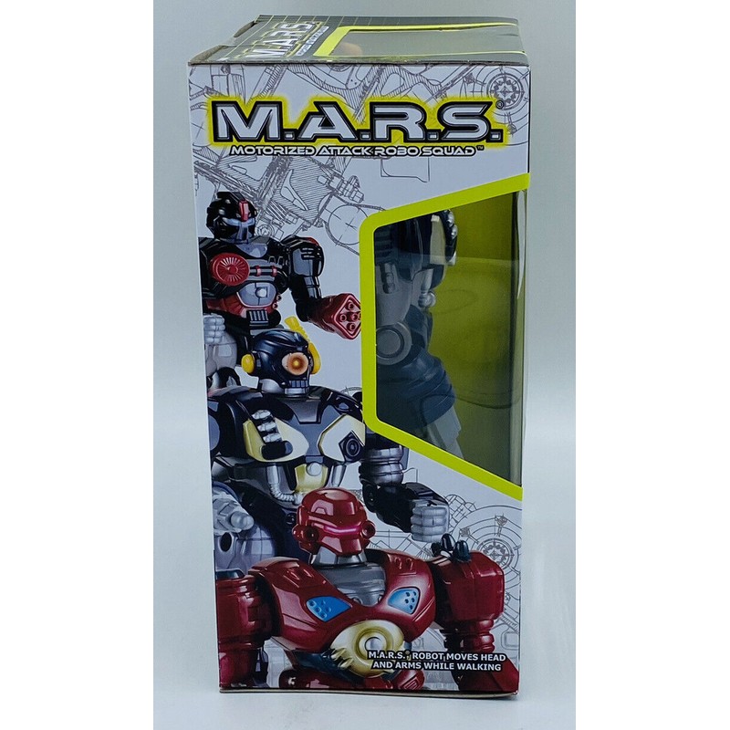 HAP-P-KID M.A.R.S. CYBOTRONIX 7 IN. MOTORIZED WALKING ROBOT POLAR CAPTAIN