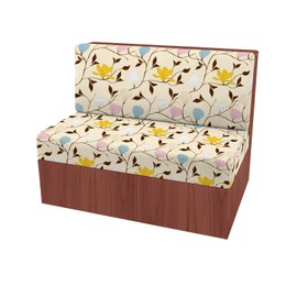 FUANGUI RV Dinette Cushion Covers Stretch Camper Cushion Cover Booth Seats Replacement RV Cushion Covers Washable Sofa Furniture Protector (C21, 1 Bench Cover & 1 Backrest Cover)