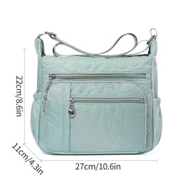 Women Shoulder Handbag Roomy Multiple Pockets Bag Ladies Crossbody Purse Fashion Tote Top Handle Satchel