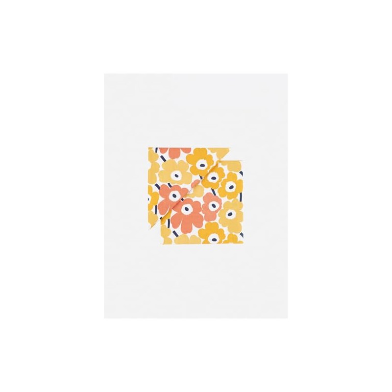 Marimekko 52_1_5273552770 F Women's Lunch Napkin, Peach x Yellow