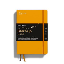 LEUCHTTURM1917 Start-up Journal, Hardcover, 294 Numbered Pages, English, Rising Sun (363843)