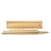 Chinchilla® Straight Natural Wood Colouring Pencils, Pack of 8, Sharpened,