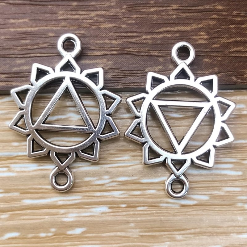 42pcs Celtic Knot Charms, Irish Traditional Pendants Antique Silver Alloy