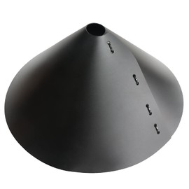 Kunjocy Envolvente alrededor de la ardilla, comedero para pájaros de 40,64 cm que protege los comederos y postes colgantes, duradero, no se oxida