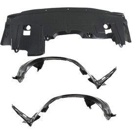 Parts N Go 2010-2012 Altima Coupe/Sedan Fender Liner & Under Cover Splash Guard Driver & Passenger Side