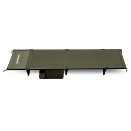 ONETIGRIS SUPRAGRIS Camping Cot, Support Up to 400lbs, Lightweight Comfortable Folding Bed for Camping, Hiking, Backpacking, Travel, Car Trips, Office Nap (Ranger Green)