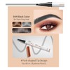 2 Pcs Microblading Eyebrow Pen, 2025 Upgraded 3D Waterproof 4-Tip