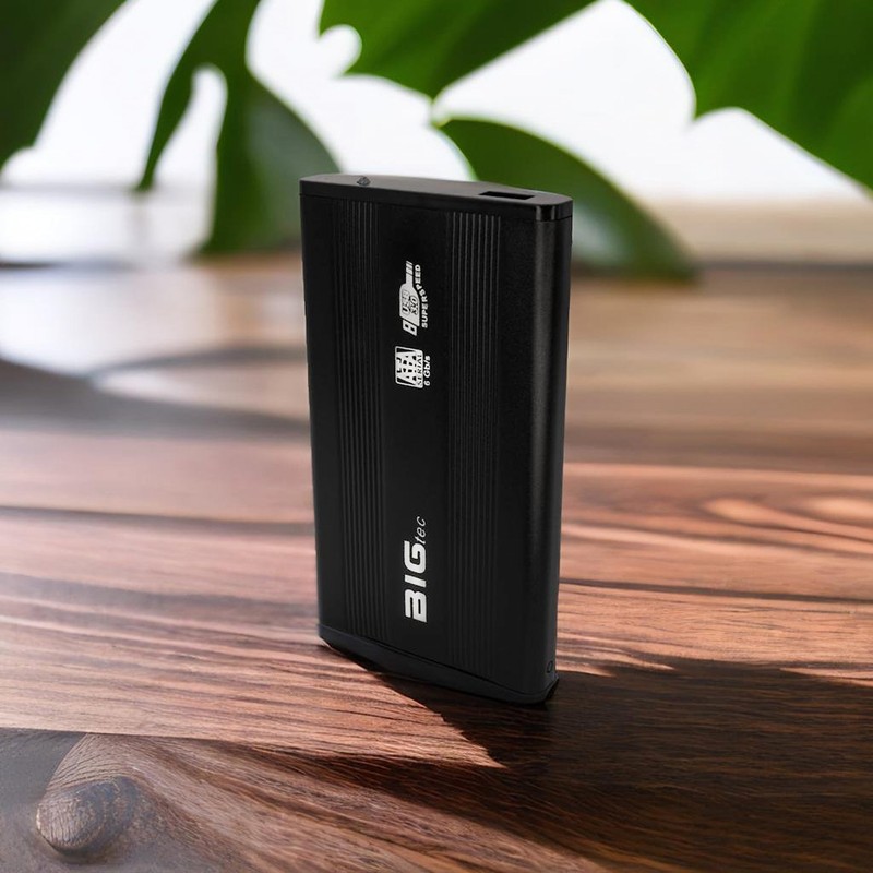 BIGtec Aluminium USB 3.0 High Speed externes Festplattengehäuse 6,35cm (2,5")
