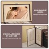 Frebeauty Large Jewelry Box,6-Tier PU Leather Jewelry Organizer,Multi-functional Storage Case