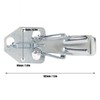 Trailer Door Latch Heavy Duty Galvanized Iron Door Handle Lift