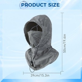 4ucycling Balaclava Face Mask - UV Protection Breathable Cooling Full Face Mask, Face Cover for Fishing Running Outdoor