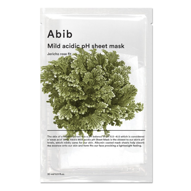 Aviv Resurrection Plant Mask Pack Mildly Acidic Sheet Mask Moisturizing