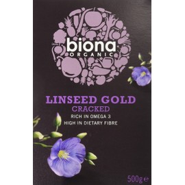 Biona Organic Linseed Gold Cracked, 500 g