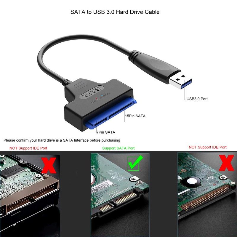 FRIGRAF 2IN1 sata to USB 3.0 Cable, Sata to USB