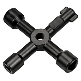 4-Way Key, Triangle Key Water Key, Multifunctional Utilities Key, Control Cabinet Key for Control Cabinets, Window, Barrier Systems, Box, Cabinet Opening