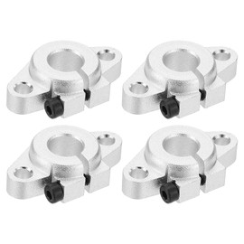 PATIKIL SHF12 Aluminum Linear Motion Rod Rail Clamping Guide Support, 4 Pcs for 12mm Dia Shaft