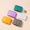 Pill Box Weekly, Portable Pill Organiser 6 Compartment, Daily Pill