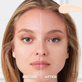 L’Oréal Paris True Match Radiant Serum Concealer, Brightening Under Eye Concealer Make Up with 1.5% Hyaluronic Acid and Caffeine, W3, 0.33 Oz