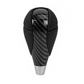 muge racing Gear Shift Knob Carbon Fiber Leather for Most Lexus ES300 GS430 IS250 LX470 RX450h Toyota Crown Corolla Camry Rav4 Prado 4Runner Highlander
